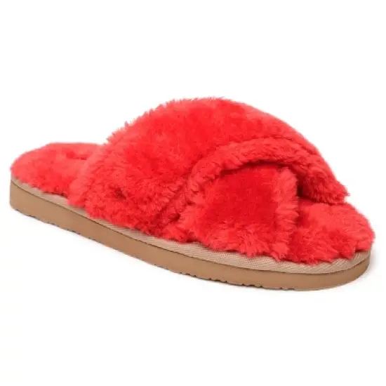 Minnetonka Women's Faux Fur Lilly Slide Slipper image {5}
