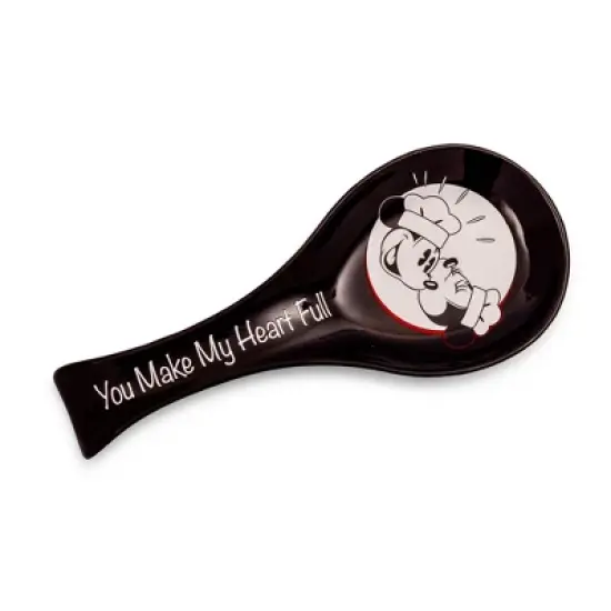 Silver Buffalo Disney Mickey and Minnie Mouse Ceramic Spoon Rest image {9}