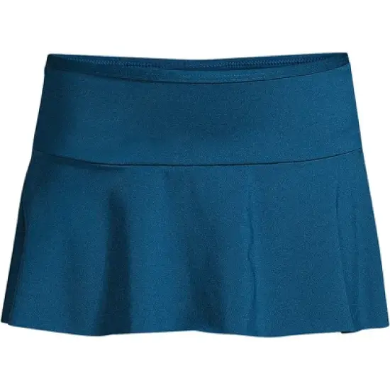 Lands' End Girls Slim Swim Mini Skirt Swim Bottoms image {5}