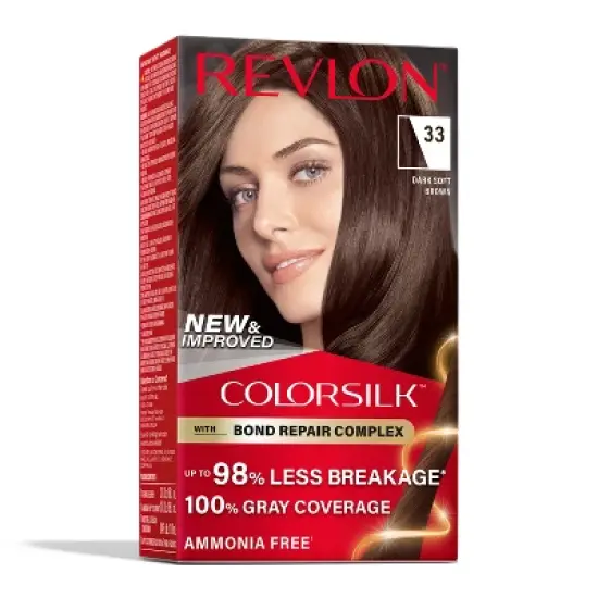 Revlon ColorSilk Permanent Hair Color with Bond Repair Complex - Brown image {11}
