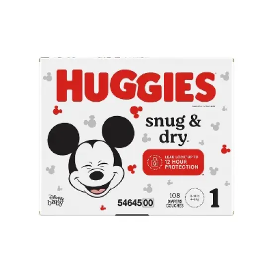 Huggies Snug & Dry Baby Disposable Diapers &ndash; (Select Size and Count) image {10}