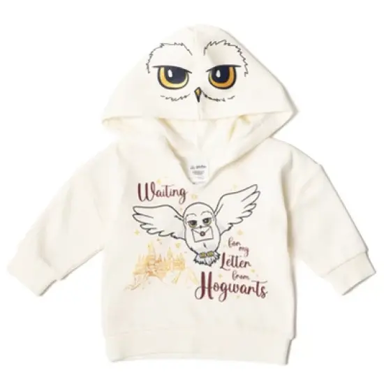 Harry Potter Baby Fleece Pullover Hoodie Bodysuit and Pants 3 Piece Outfit Set Newborn to Infant image {3}