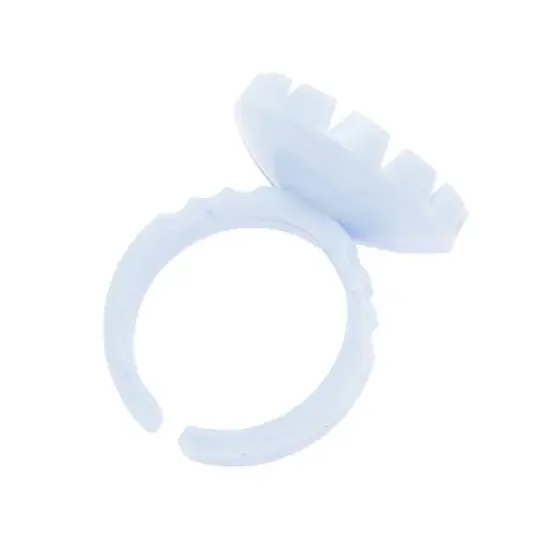 Unique Bargains Convenient Round Glue Rings 100 Pcs image {3}