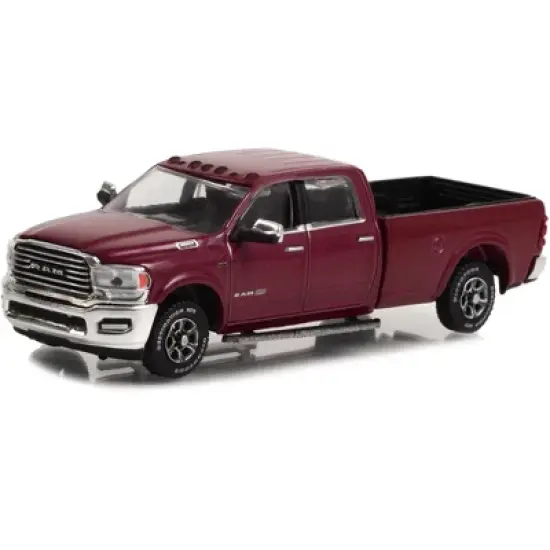 2022 Ram 3500 Limited Longhorn Truck Delmonico Red Metallic "Showroom Floor" Series 1 1/64 Diecast Model Car by Greenlight image {1}