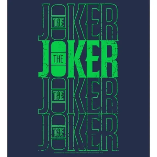 Men's Batman Joker Vintage Name Stack T-Shirt image {1}