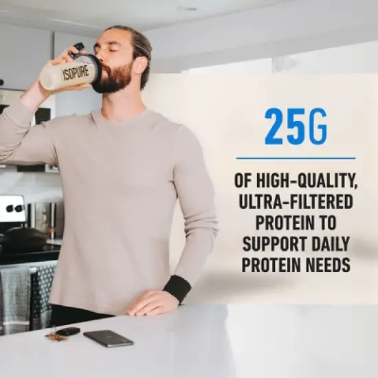 Isopure Low Carb Tahitian 1lb - Vanilla: Whey Protein Isolate, 25g Protein image {5}