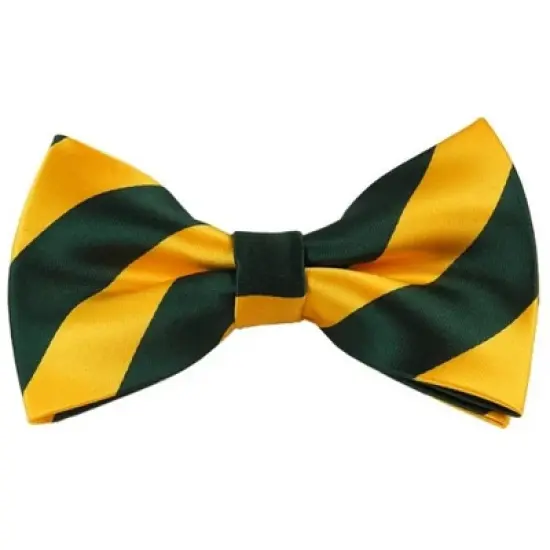 Men's 2.75 W And 4.75 L Inch With Pre-Tied College Stripe Bowtie image {12}