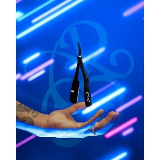 L3 Milly Razor - Fast and East to Assemble - Excellent Grip and Control - Straight Razor Holder- Level Three Razor Holder image {2}