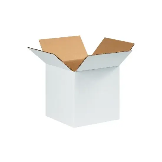 Box Partners Corrugated Boxes 9" x 9" x 9" White 25/Bundle 999W image {4}