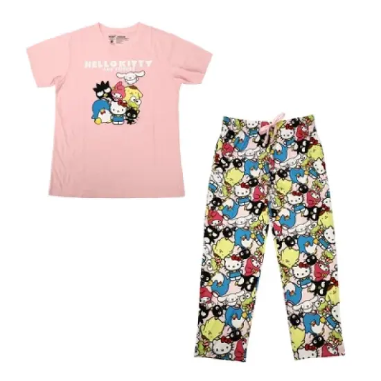 Hello Kitty & Friends Group Shot Women's 2-Pack Pajama Set image {1}