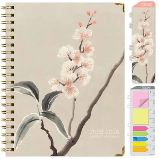 Global Printed Products Hardcover AY 2025-2026 Fashion Planner - 8.5"x11" (Orchid) image {8}