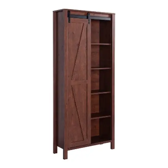 72" Arbolada Sliding Door Bookcase - HOMES: Inside + Out image {1}