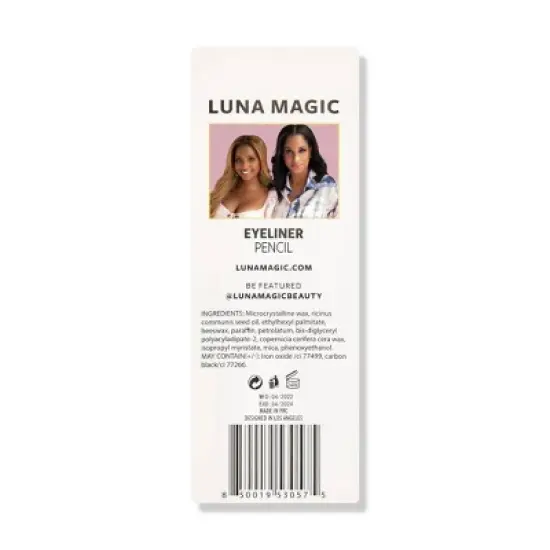 LUNA MAGIC Jumbo Eye Pencil - Black - 0.3oz image {5}