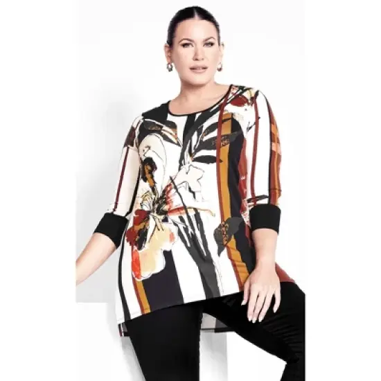 Women's Plus Size Romy Top - spice | AVENUE image {6}