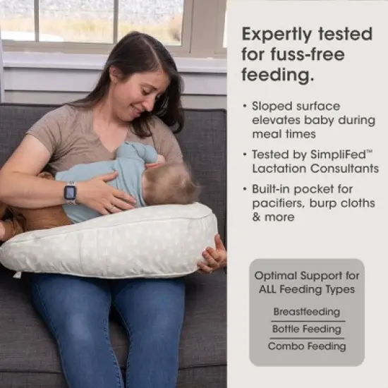 Boppy Uplift Nursing Pillow - Tan Pebbles image {2}