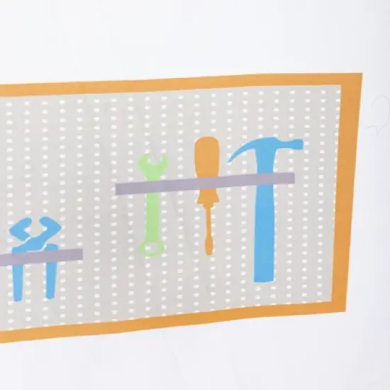 HearthSong 50-Inch Pretend-Play Fabric Garage and Tool Workshop with 19-Piece Pretend-Play Tool Set image {12}