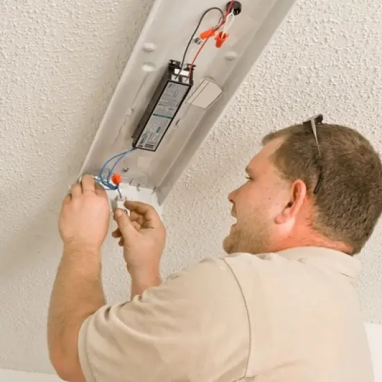 GE Electronic High Output Ballast with Non Dimming Design and Programmed Start Mechanism for Tools and Home Improvement, Black image {4}