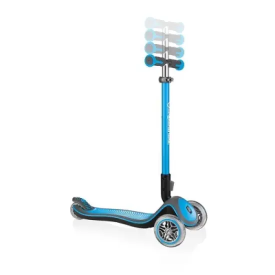 Globber Elite Deluxe Kick Scooter - Sky Blue image {2}