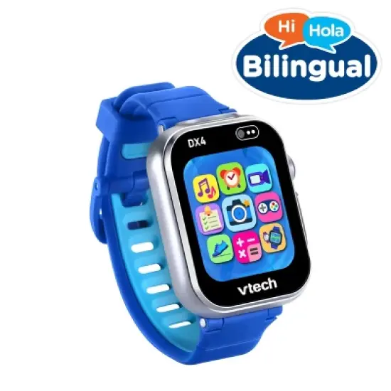 VTech KidiZoom Smartwatch DX4 : Sensory Development, Teaching Aid, No Assembly Required, Age 4+ image {1}
