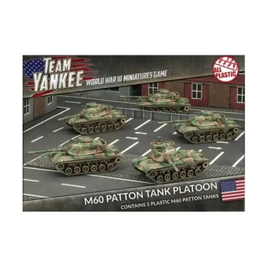 M60 Patton Tank Platoon Miniatures Box Set image {1}