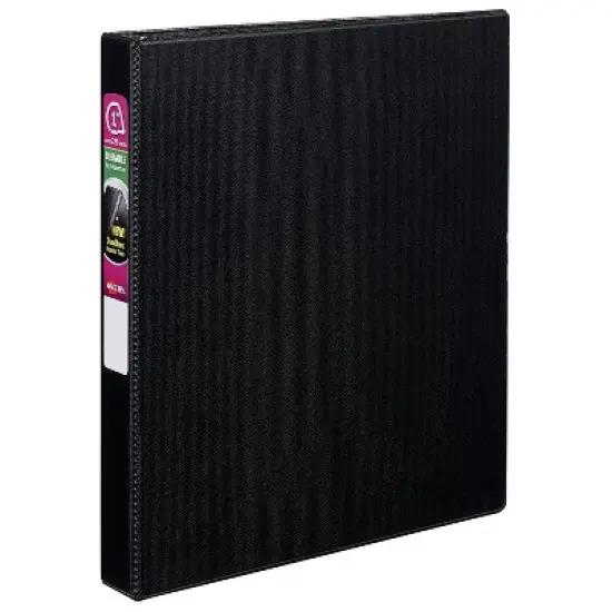 Avery Durable 1" 3-Ring Non-View Binder Black (27250) 326886 image {7}