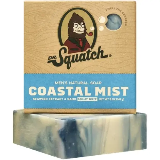 DR. SQUATCH Men's All Natural Bar Soap - Coastal Mist image {4}