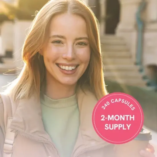 Myo-Inositol & D-Chiro Inositol for Women's Hormone Balance, Ideal 40:1 Ratio, Menstrual Cycle & Ovarian Health Support Supplement, SMNutrition, 240ct image {5}