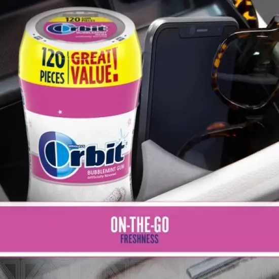Orbit Bubblemint Sugar Free Gum - 120ct image {5}