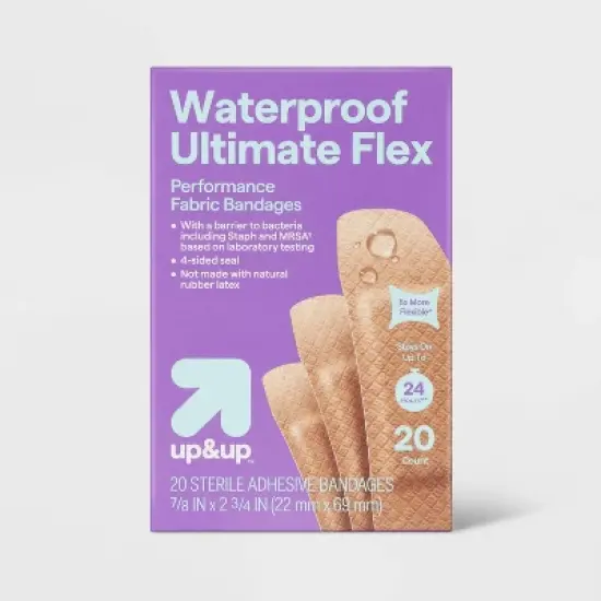 Waterproof Ultimate Flex Bandages - 20ct - up&up&trade; image {3}