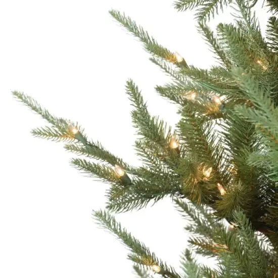 Puleo Pre-lit Hillside Spruce Artificial Christmas Tree Clear Lights image {3}