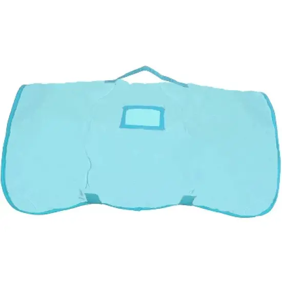 Everyday Kids Toddler Nap Mat &ndash; Underwater Mermaids &ndash; Soft Microfiber, Rollup with Handle & Pillow, for Preschool, Daycare, or Travel -Ages 2-6 years image {2}