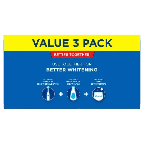 Crest Cavity & Tartar Protection Baking Soda & Peroxide Toothpaste - 5.7oz/3pk image {2}