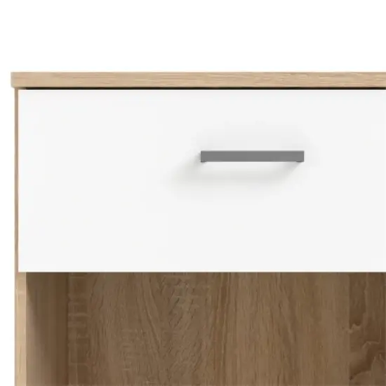 1 Drawer Nightstand in White - Tvilum image {4}