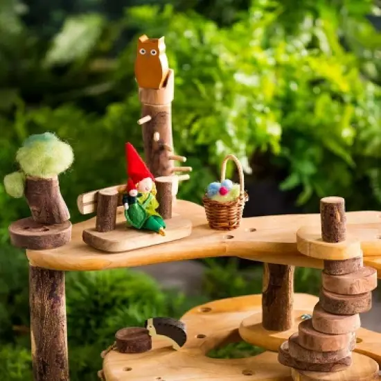 HearthSong - Tree Fort Super Saver Wooden Dollhouse Playset for Kids image {2}