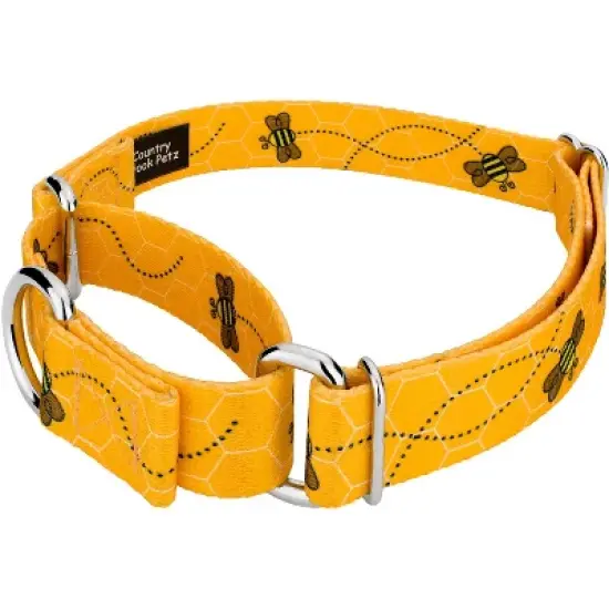 Country Brook Design - Busy Bee Martingale Dog Collar image {3}