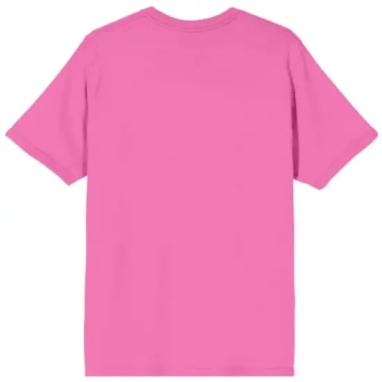 SweeTARTS Logo Crew Neck Short Sleeve Neon Pink Men's T-shirt image {2}
