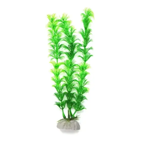 Unique Bargains Plastic Aquarium Plants Fish Tank  Plant Decoration Ornament 4 Pcs image {1}
