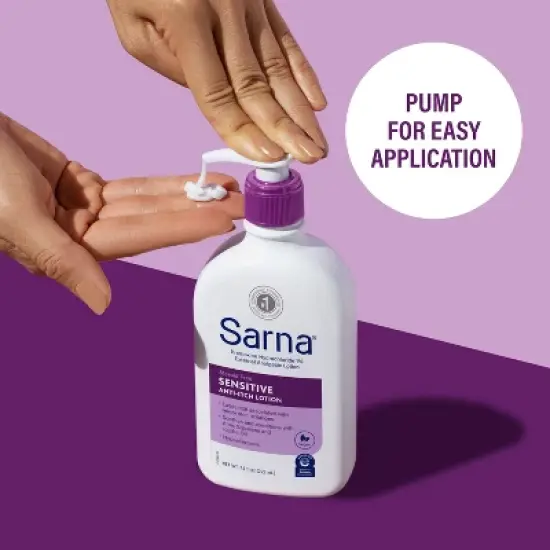 Sarna Sensitive Steroid-Free Anti-Itch Lotion - 7.5oz image {4}