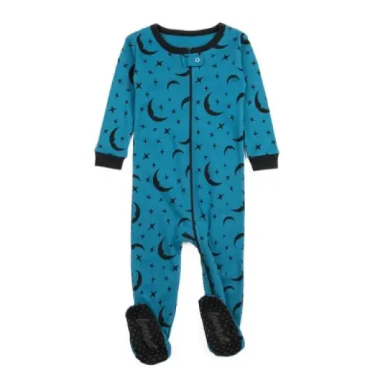 Leveret Footed Sleeper Cotton Boys Pajamas image {5}