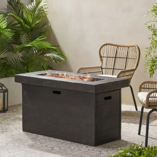 CUSTER 45'RECTANGULAR MGO FIRE PIT - 50,000 BTU image {5}