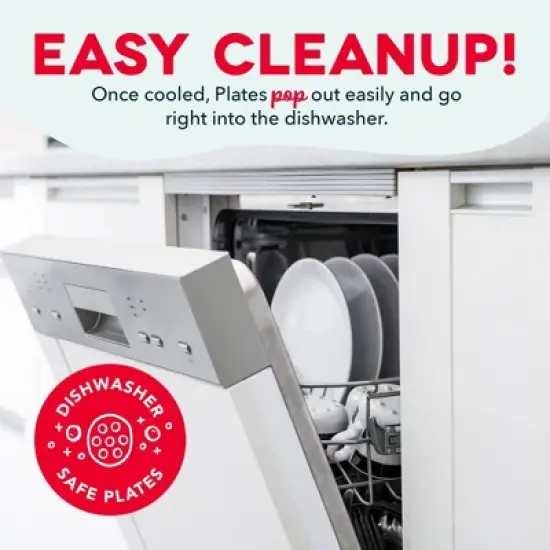 Dash MultiMaker Treat Maker System with Waffle Bite, Mini Donut, & Mini Cupcake Plates Cream: Nonstick, 7 Cavities, 800W image {5}