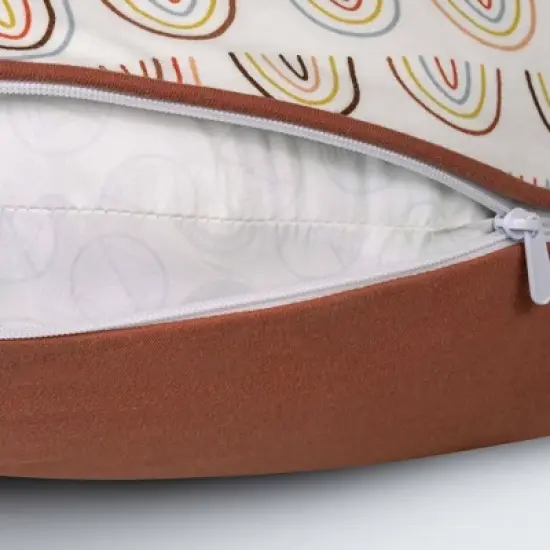 Boppy Organic Original Support Nursing Pillow Cover - Spice Rainbow image {1}