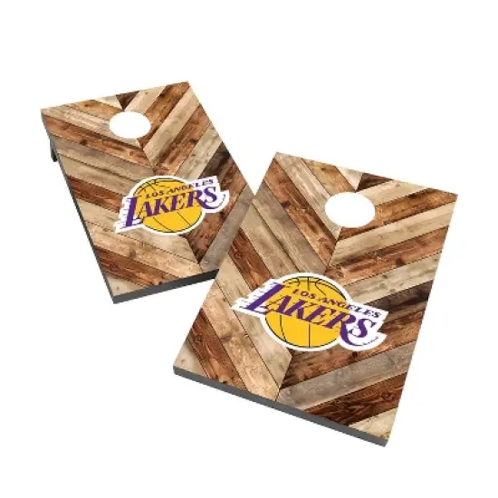 NBA Los Angeles Lakers 2'x3' Cornhole Bag Toss Game Set image {1}