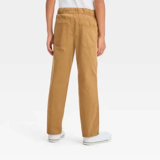 Boys' Stretch Straight Fit Woven Pull-On Pants - Cat & Jack&trade; image {1}
