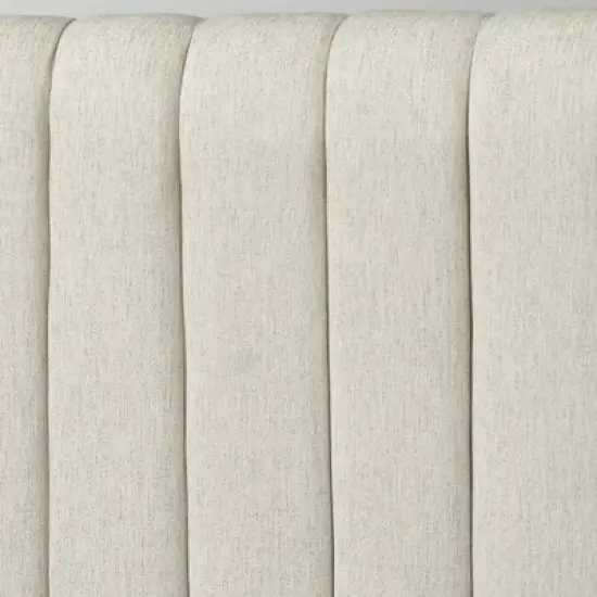 Queen Teagan Channel Upholstered Bed - Lifestorey image {2}