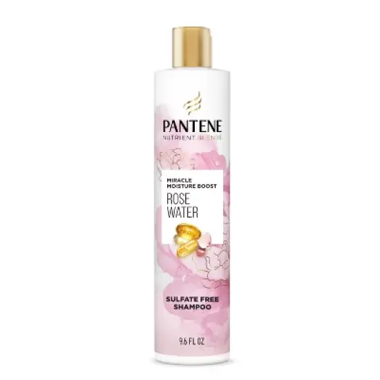 Pantene Nutrient Blends Sulfate Free Miracle Moisture Rose Water Shampoo image {10}