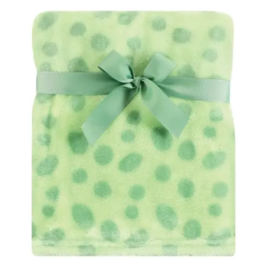 Hudson Baby Infant Boy Plush Blanket with Security Blanket, Trex, One Size image {4}