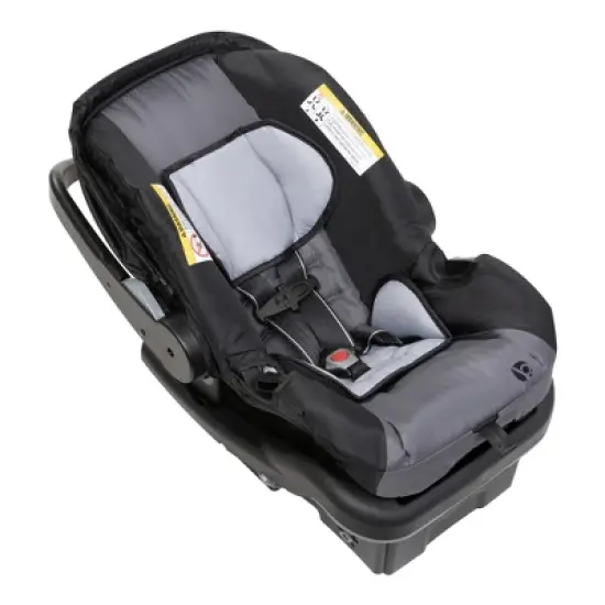 Baby Trend EZ-Lift 35 Plus Ergonomic Lightweight Rear-Facing Infant Car Seat with Multi-Position Base and Cozy Cover, Stormy Gray/Black image {4}