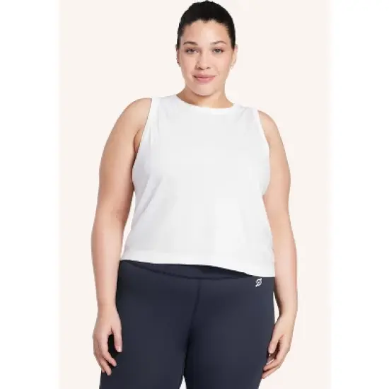Peloton Women's Seamless Muscle Tank, White image {4}
