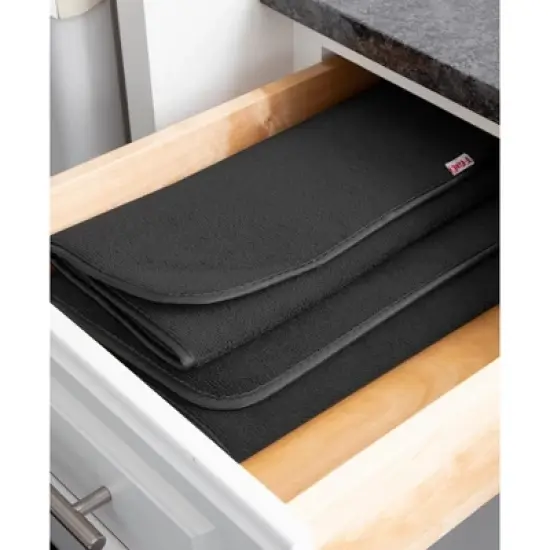 T-fal Microfiber Dish Drying Mat Reverses to Mesh 2 Piece Set image {5}